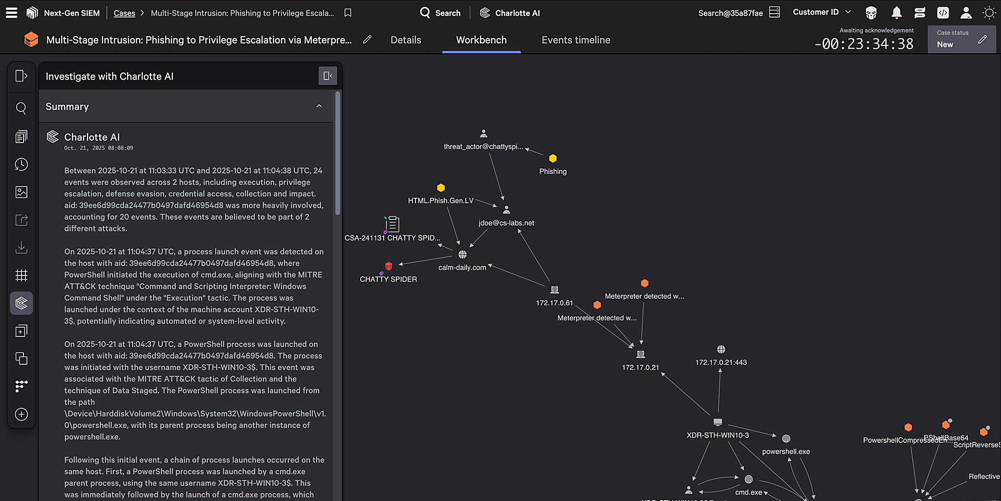 Identity protection screenshot